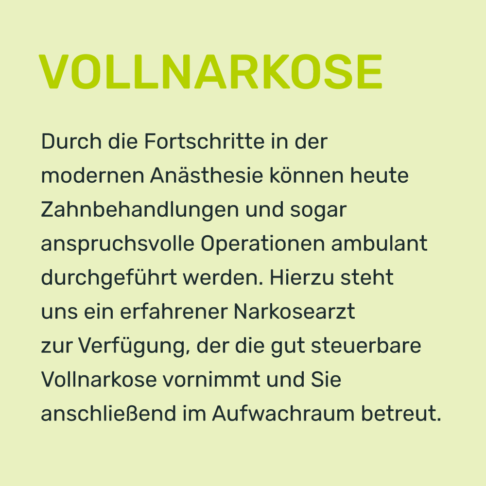 VOLLNARKOSE